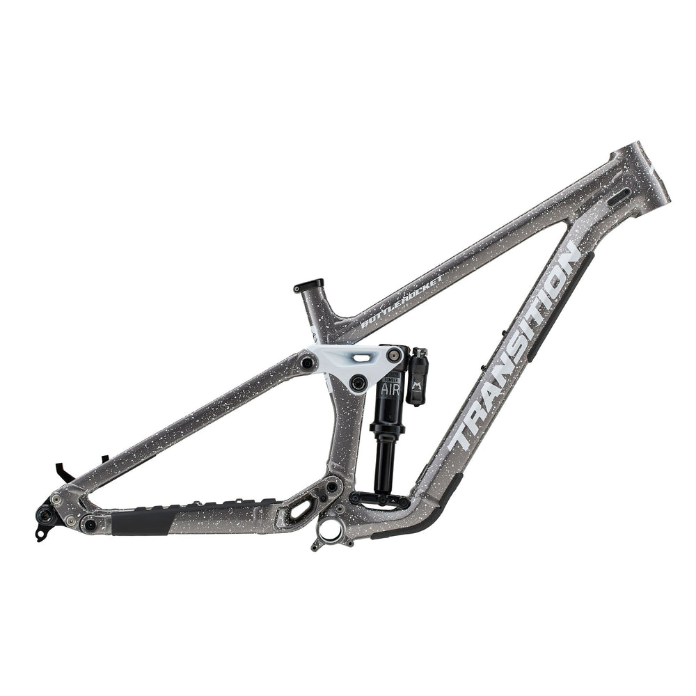 Transition Bottlerocket Dual Crown Mountain Bike Frame Snowstorm Grey
