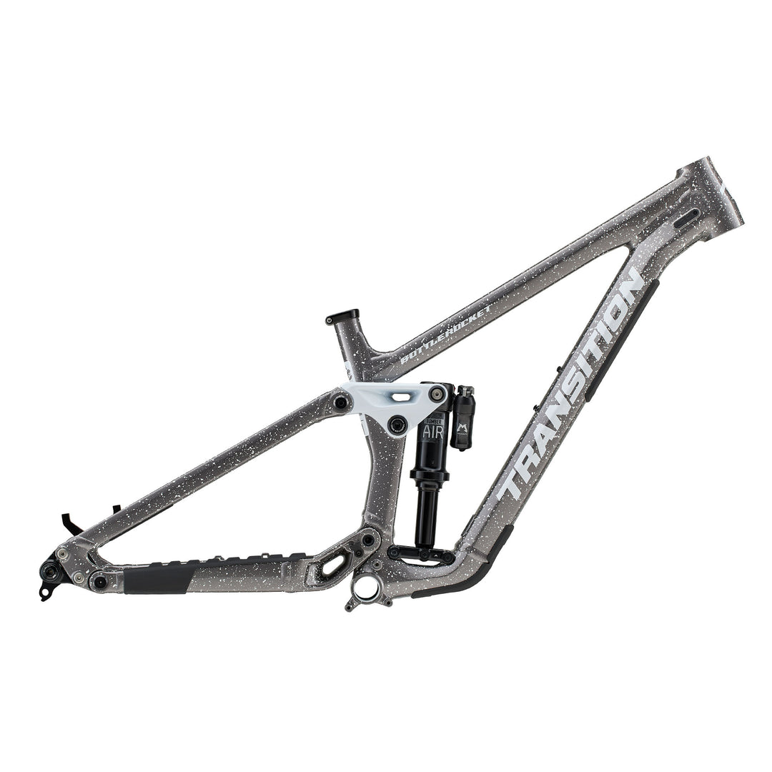 Transition Bottlerocket Dual Crown Mountain Bike Frame Snowstorm Grey