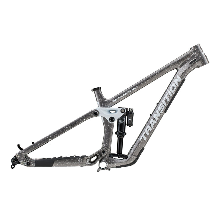 Transition Bottlerocket Dual Crown Mountain Bike Frame Snowstorm Grey