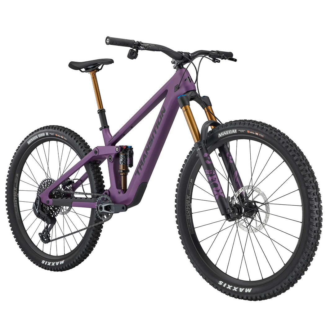 Transition Sentinel Carbon X0 AXS Mountain Bike Deep Purple Front