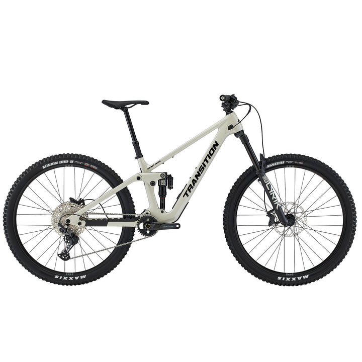 Transition Sentinel Carbon Deore Bike Glacier White