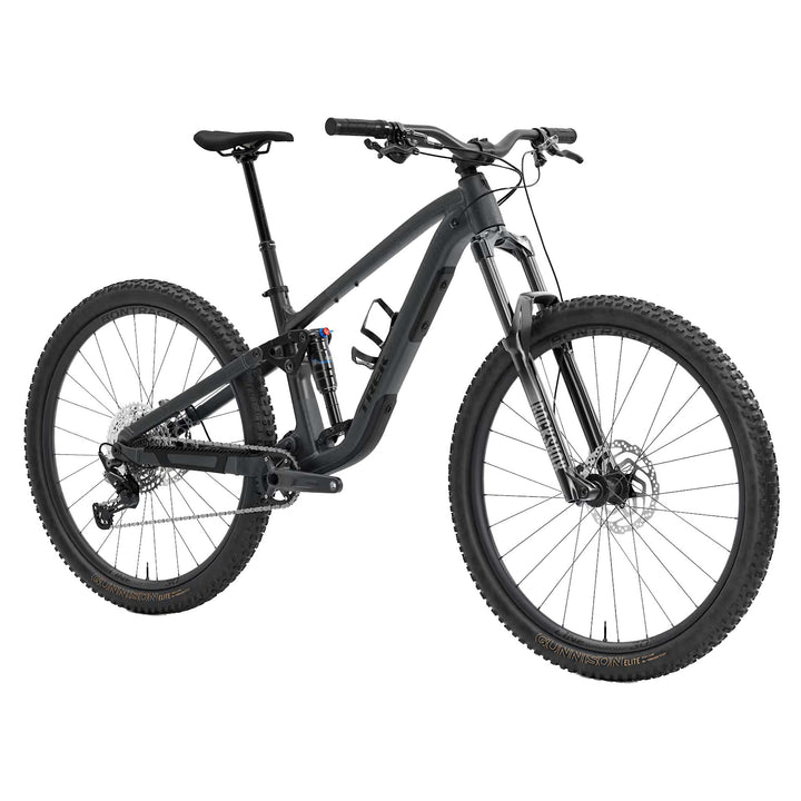 Trek Fuel EX 5 Gen 7 Mountain Bike Lithium Grey/Trek Black Splatter Front