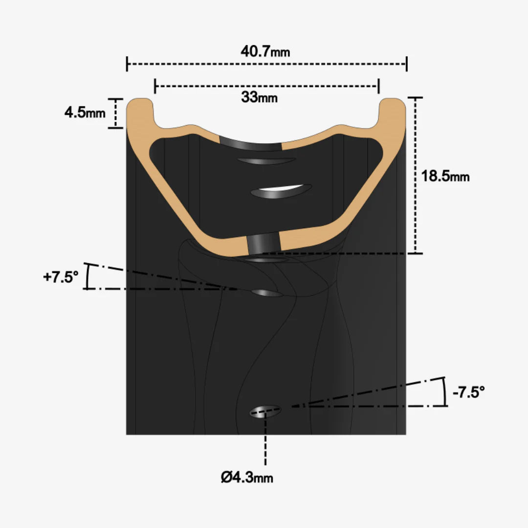 Fuse eMTB Carbon Rim