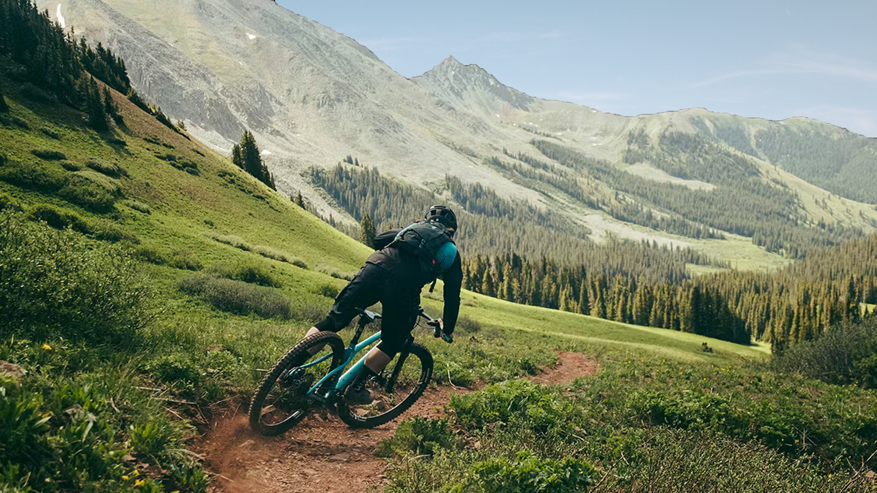 Yeti Arc Hardtail Mountain Bike in an alpine setting