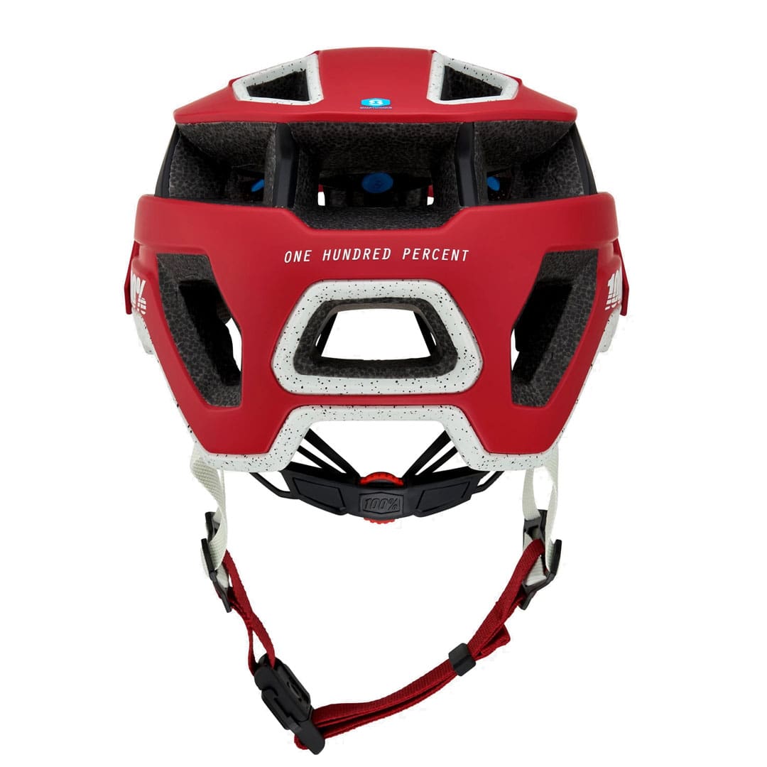 100% Altec Helmet Deep Red Back