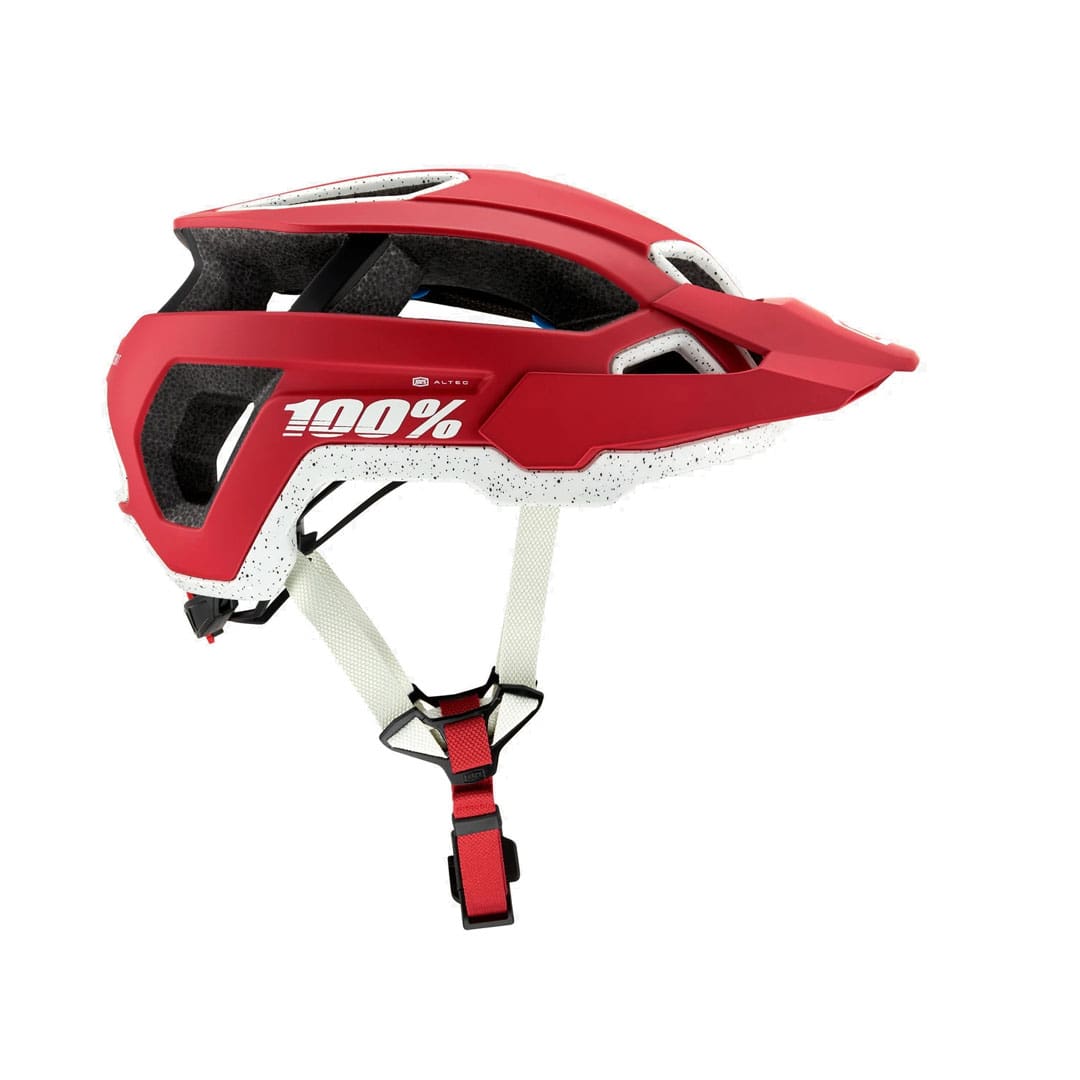 100% Altec Helmet Deep Red Side