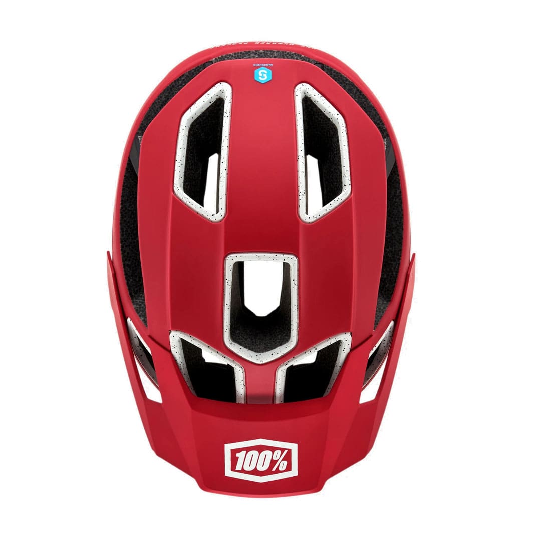 100% Altec Helmet Deep Red Top