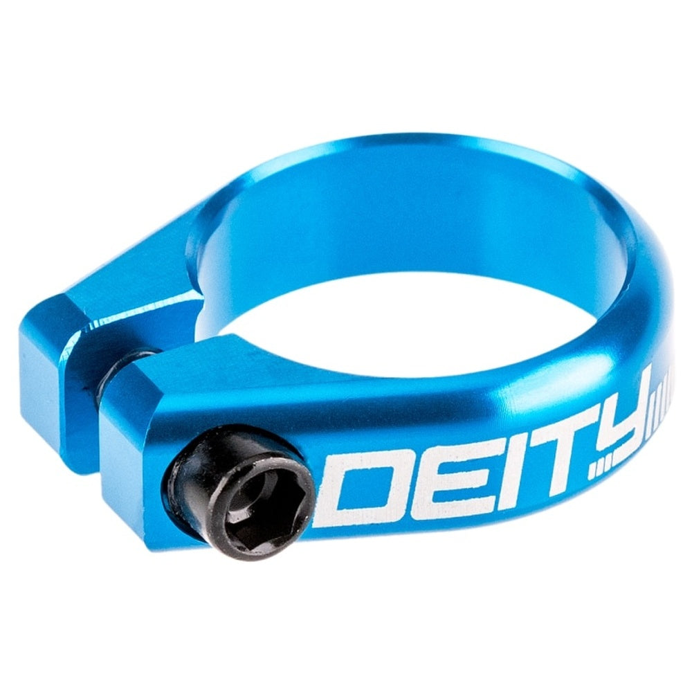 Deity Circuit Mountain Bike Seat Clamp in Blue