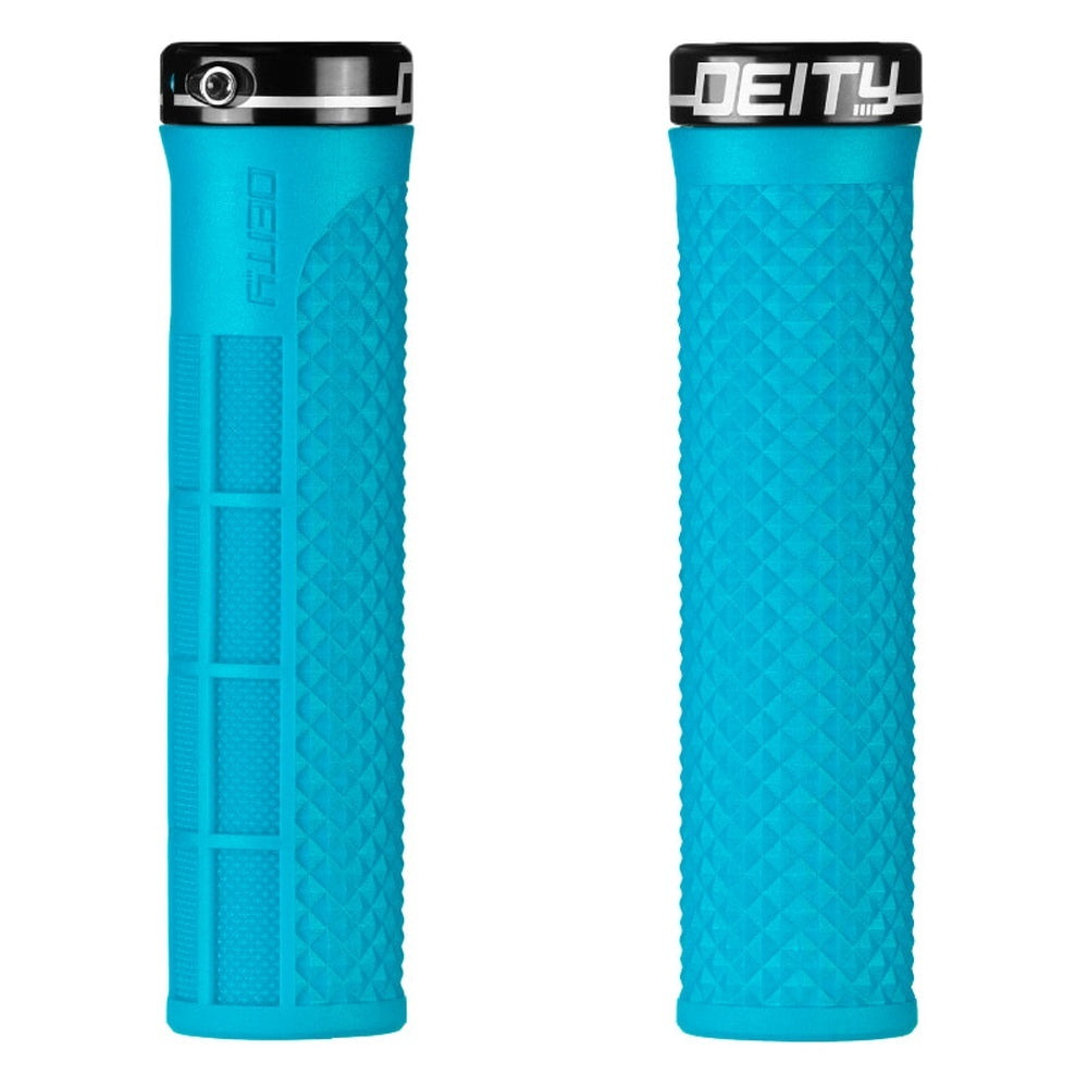 Deity Components Lockjaw Grips Turquoise