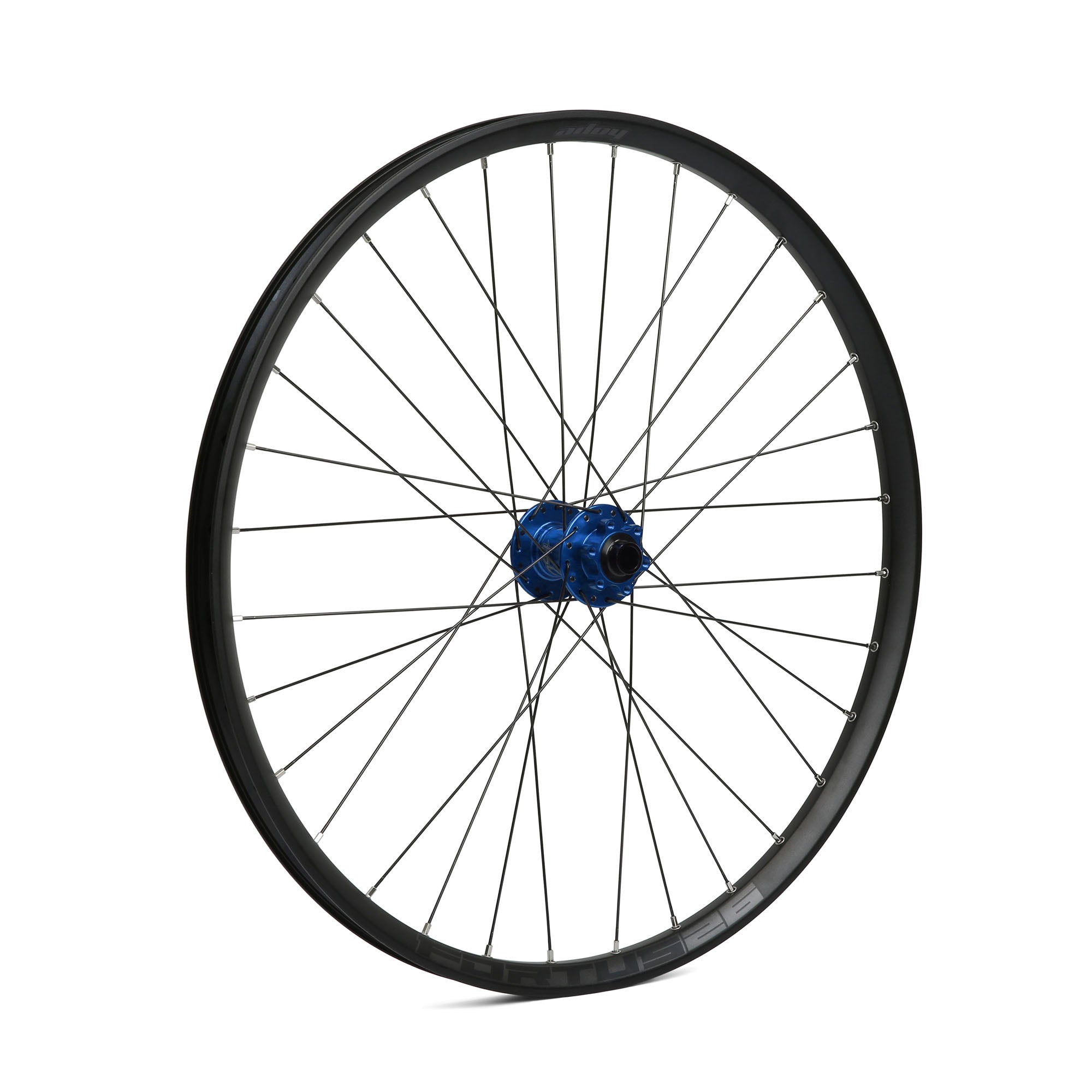 Hope Fortus 26" 26W Non Boost Front Wheel Blue