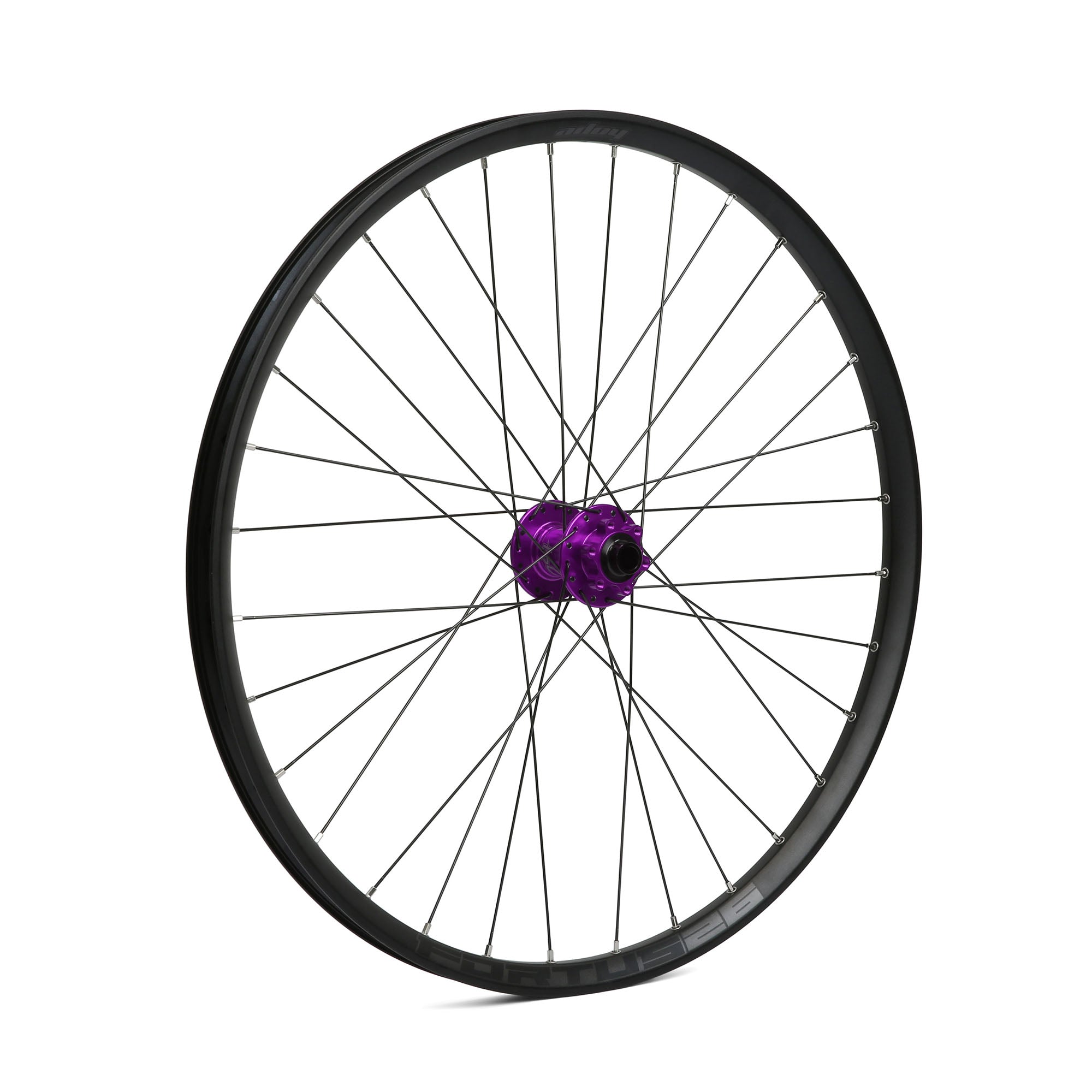 Hope Fortus 26" 26W Non Boost Front Wheel Purple