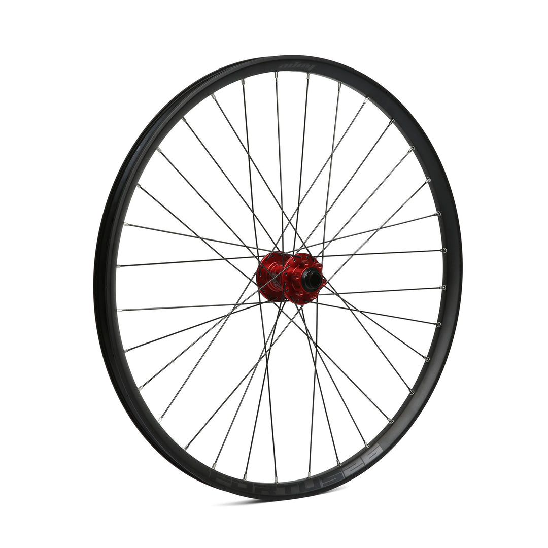 Hope Fortus 26" 26W Non Boost Front Wheel Red