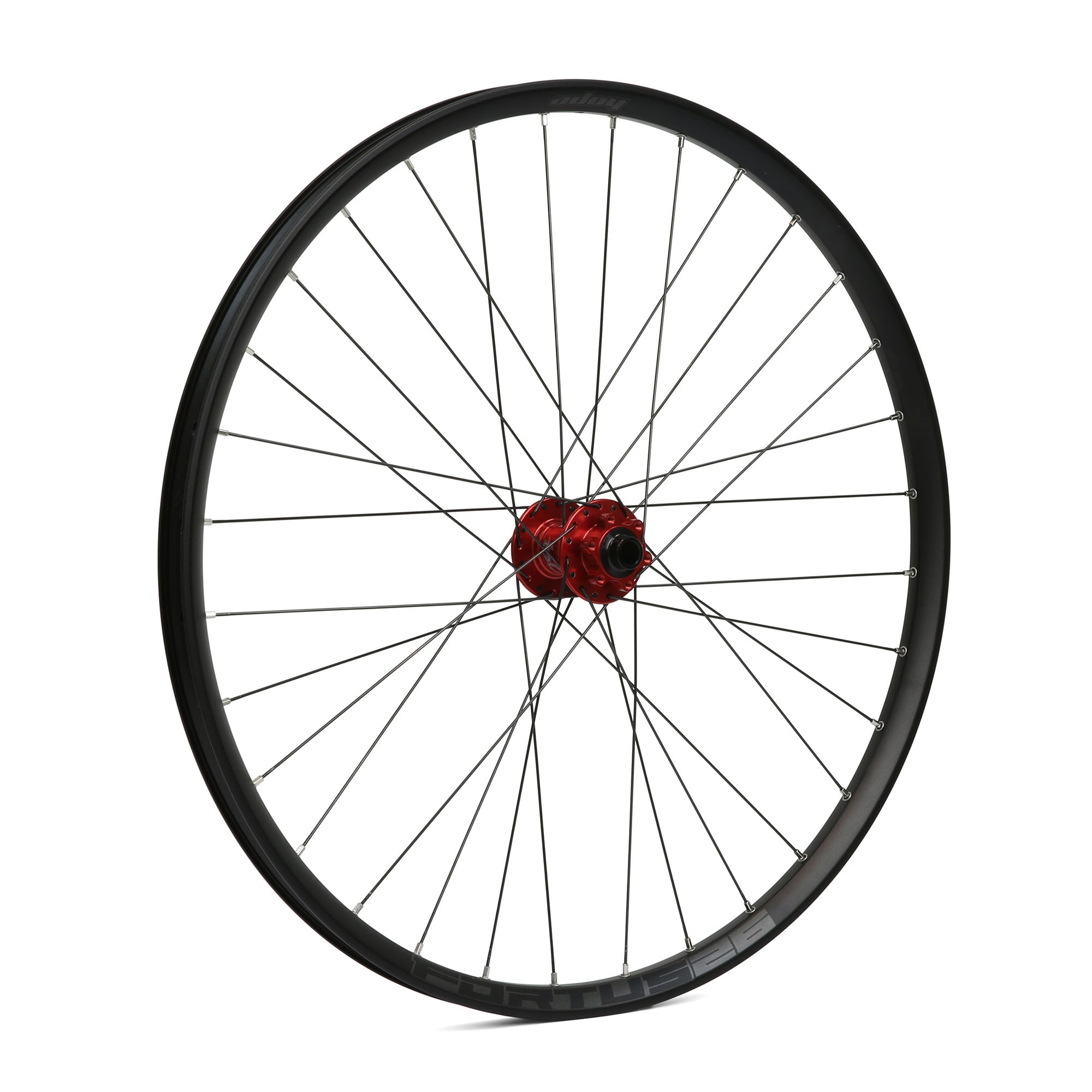 Hope Fortus 27.5 26W Non Boost Front Wheel Red
