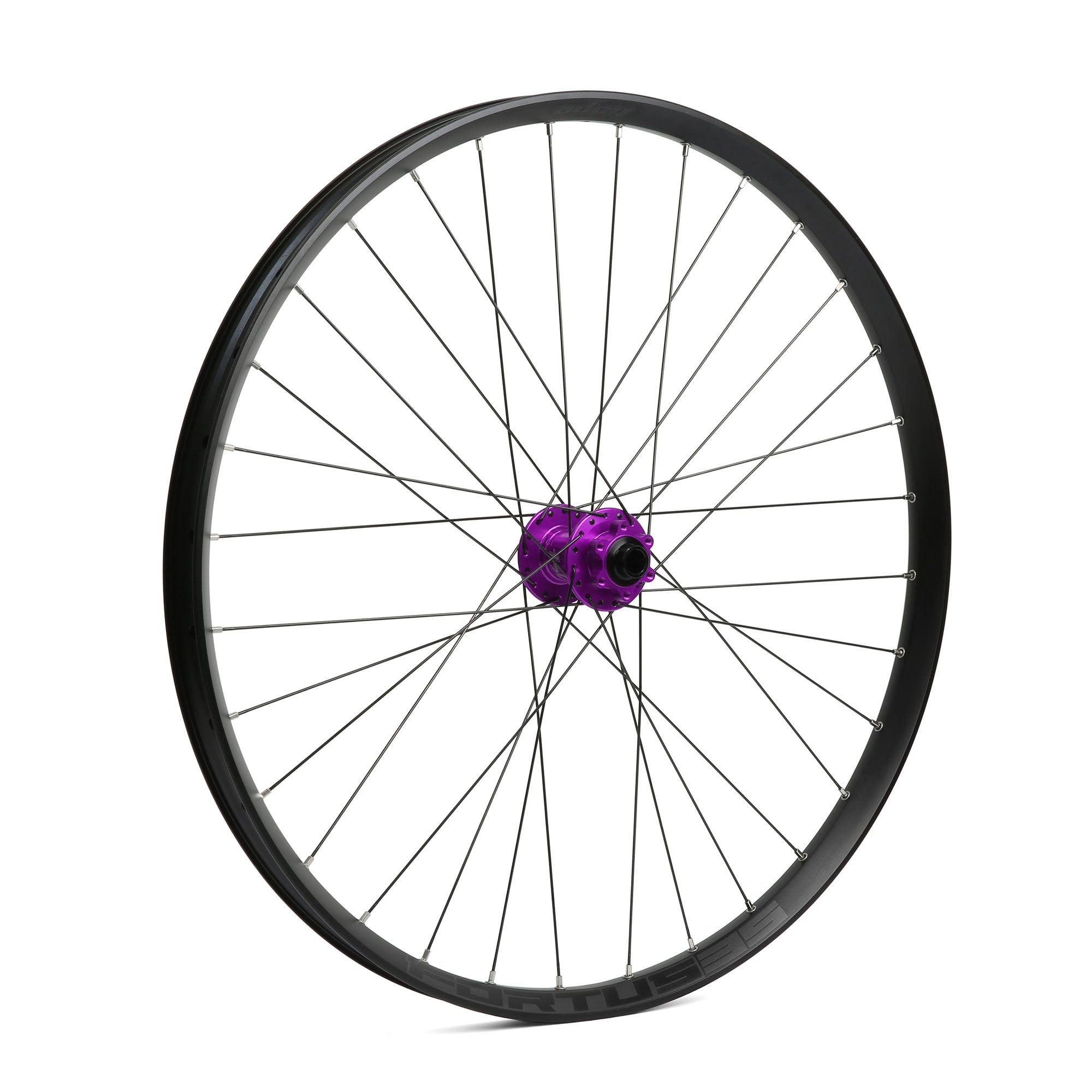 Hope Fortus 35W Front Wheel 27.5 Non Boost Purple