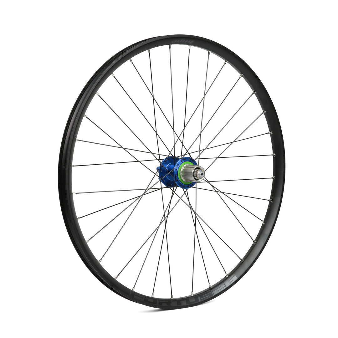 Hope Fortus 26W Rear Wheel 26" Non Boost Shimano Alloy Freehub Blue