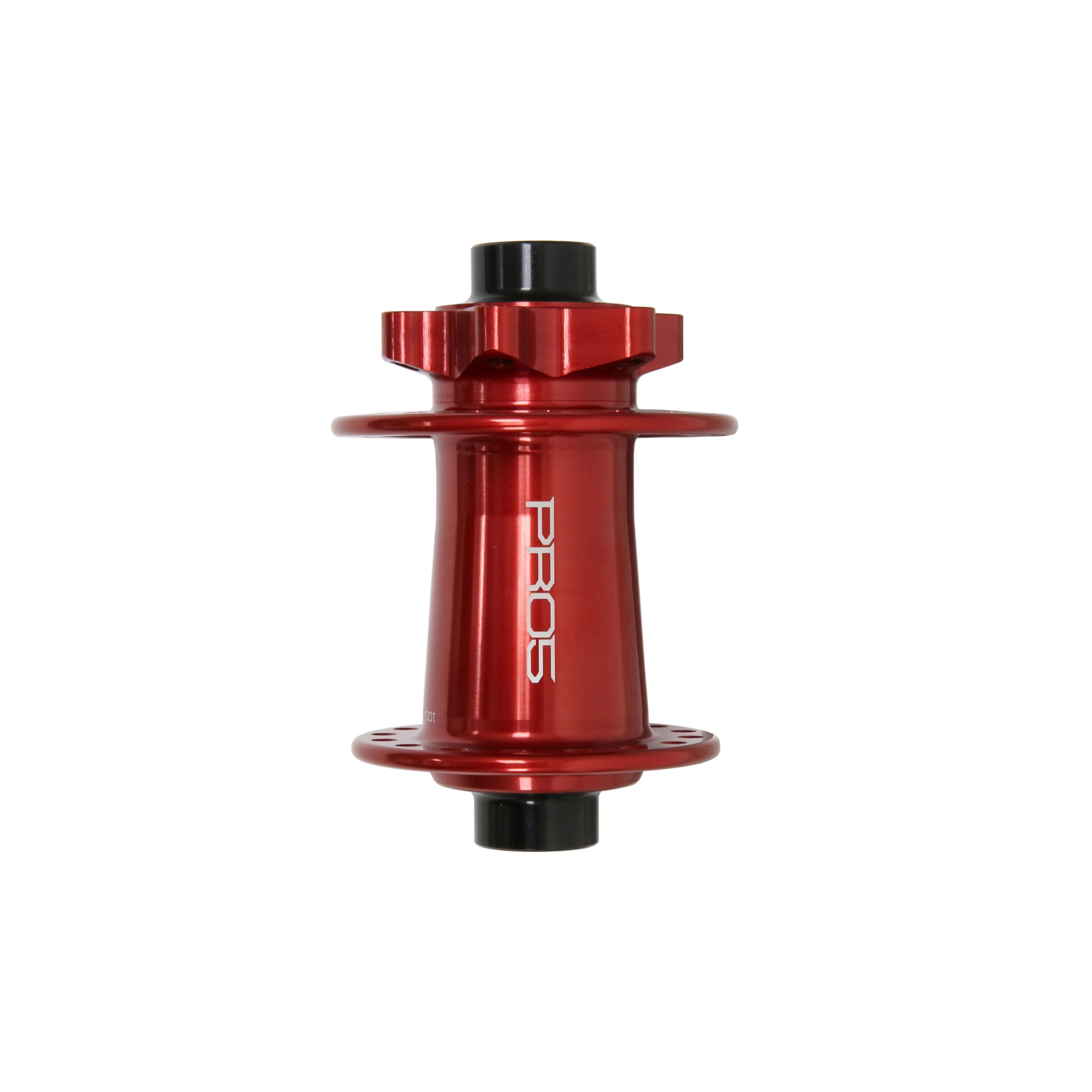 Hope Pro 5 Front Hub 100x15mm 6 Bolt Red 