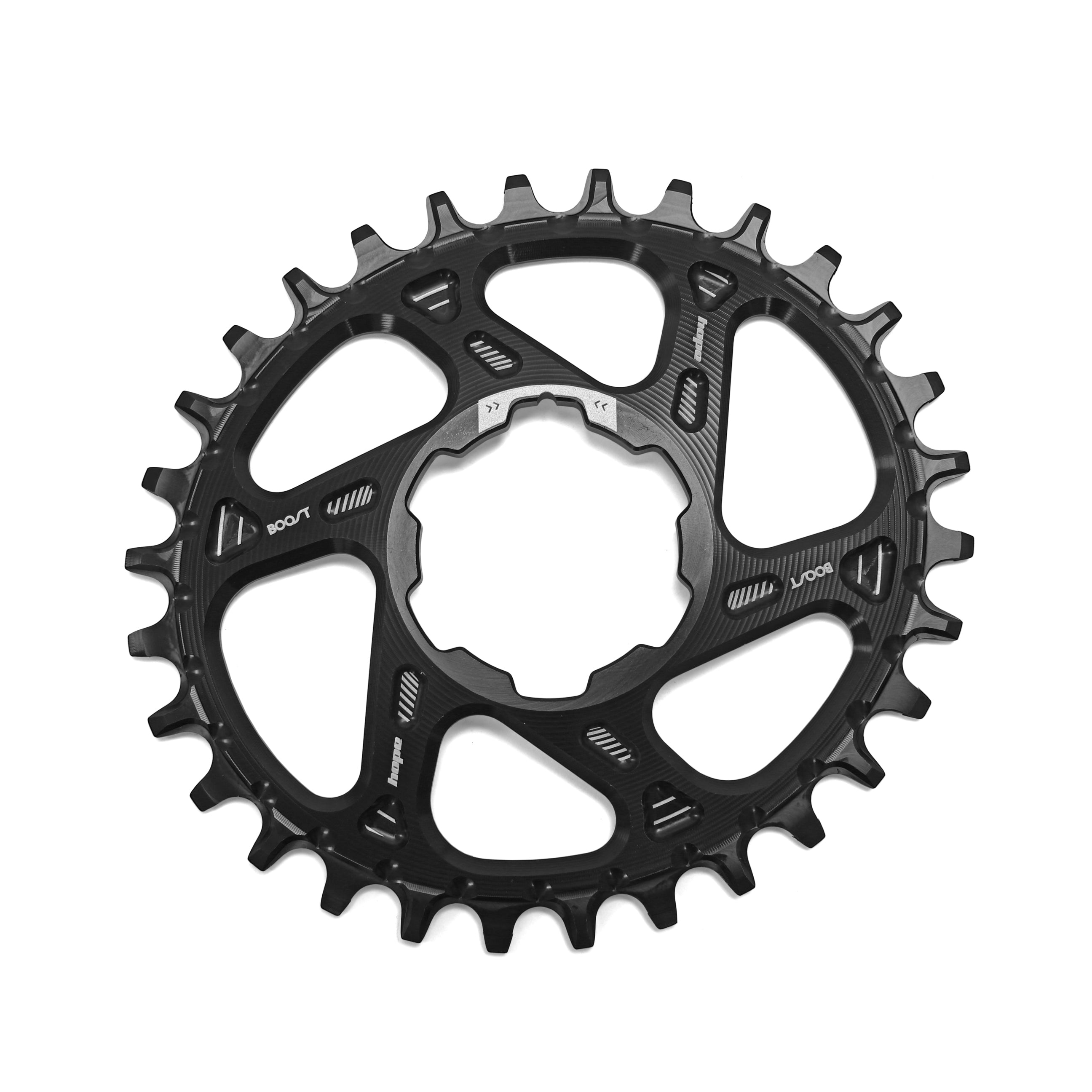 Hope Retainer Ring Spiderless Boost Chainring Black