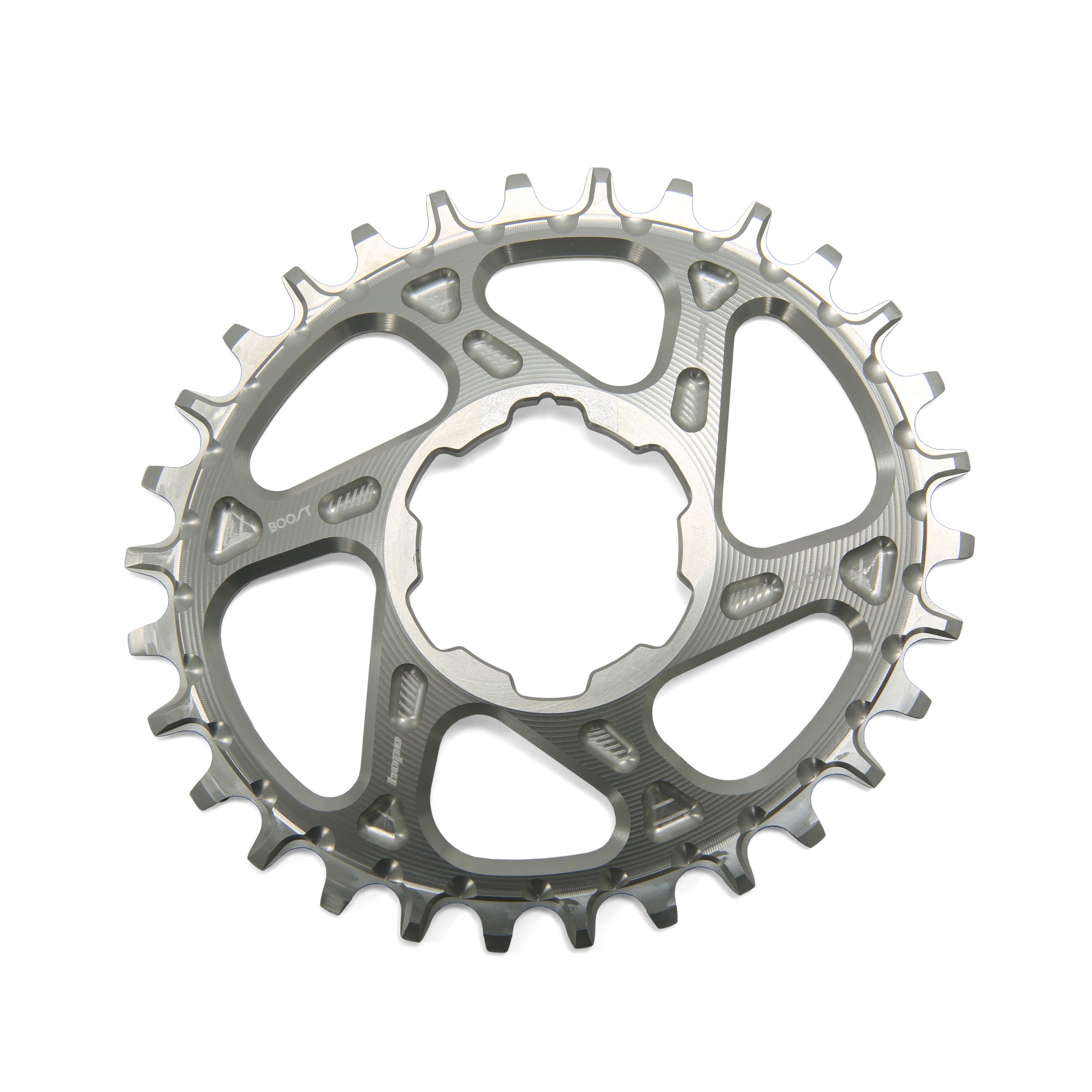 Hope Retainer Ring Spiderless Boost Chainring Silver