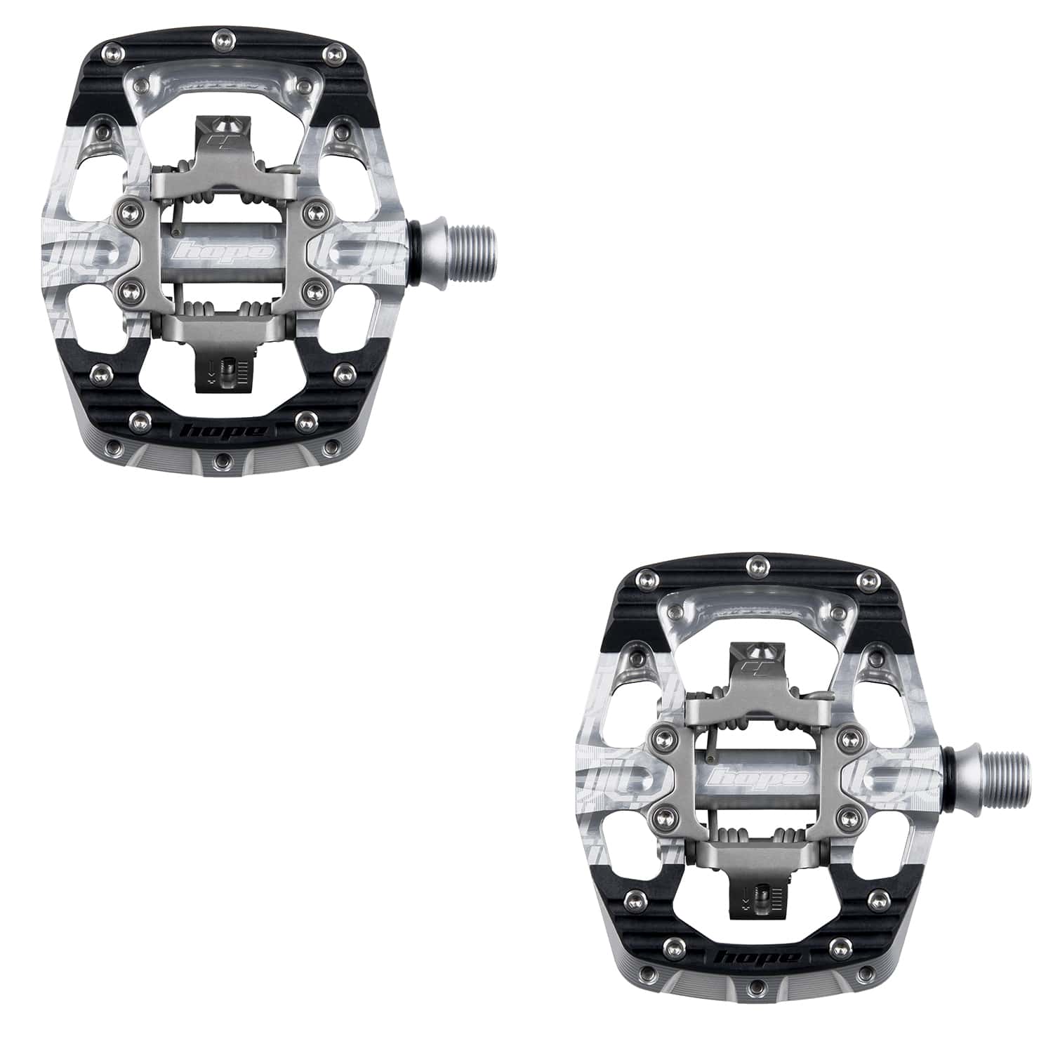 Hope Tech Union Gravity SPD Pedals Silver