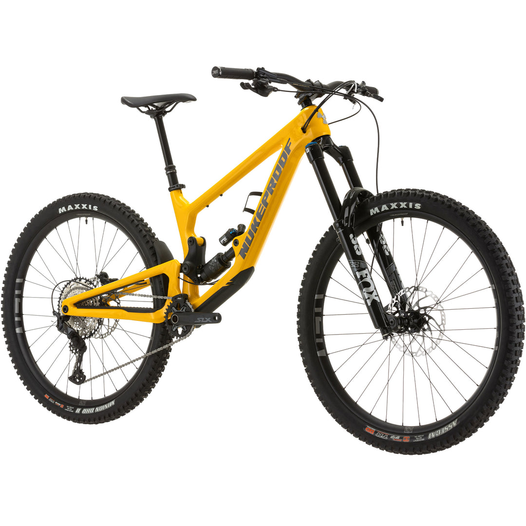 Nukeproof Giga Elite Carbon Bike Yellow Front