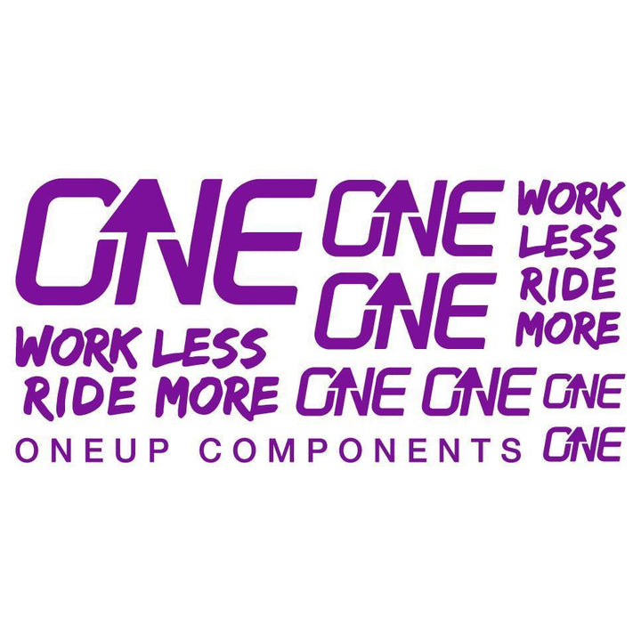 OneUp Components Decal Kit Purple