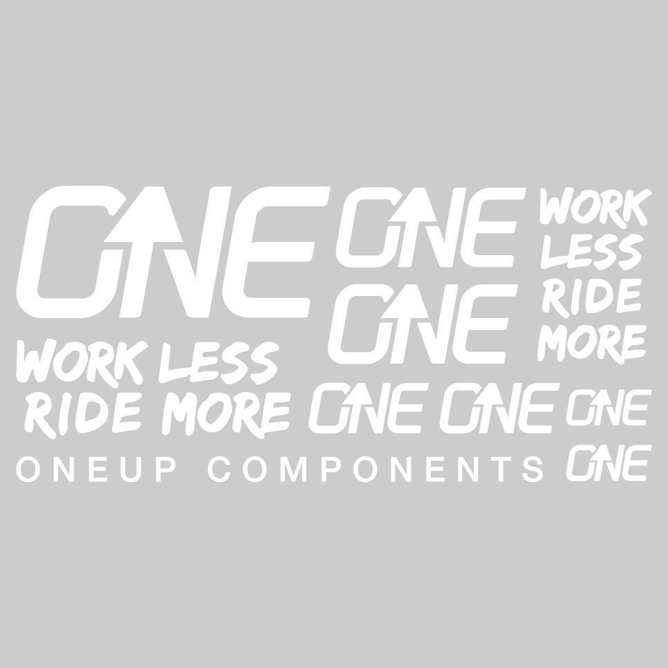 OneUp Components Decal Kit White