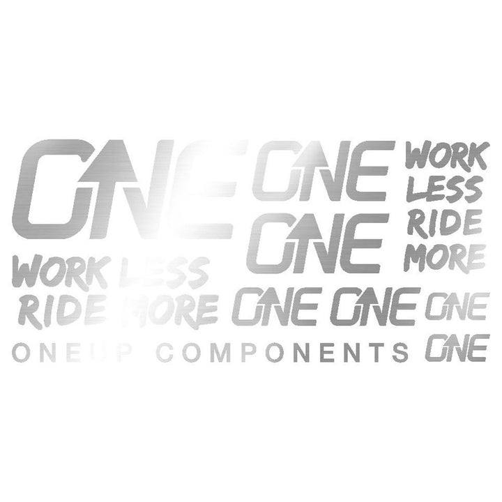 OneUp Components Decal Kit Chrome