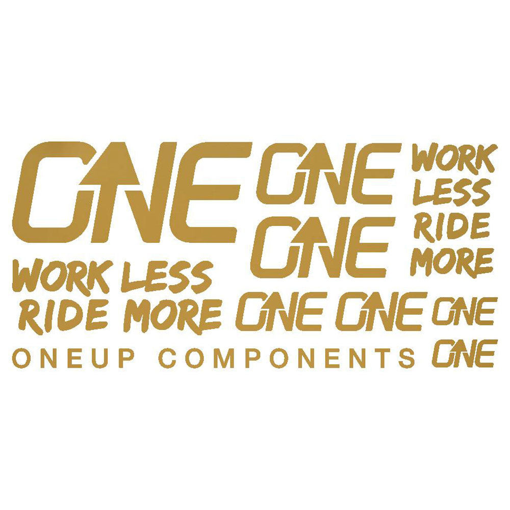 OneUp Components Decal Kit Gold